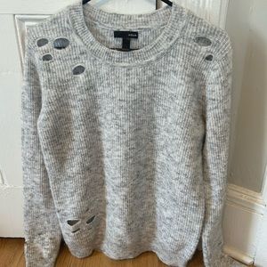 Grey Aqua Sweater